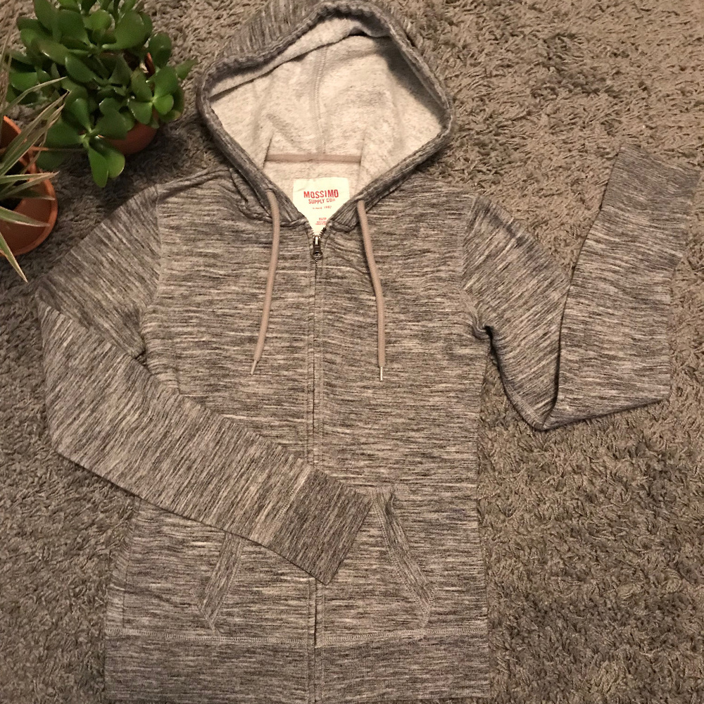 Soft and Comfy Grey Zip Hoodie